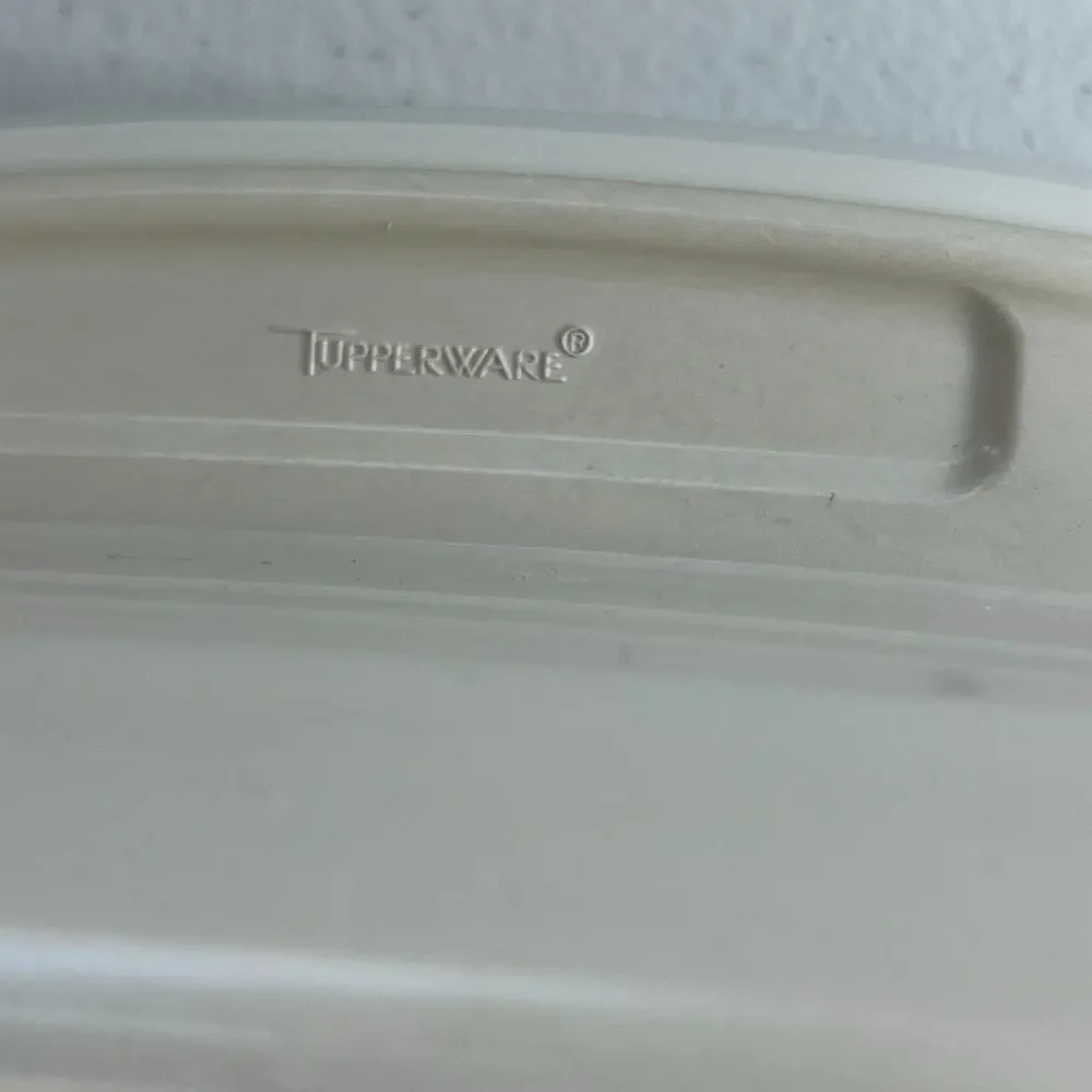 Vintage Tupperware Food Storage Container Tray With Lid 15